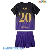 Camisa de time de futebol Barcelona Dani Olmo #20 Replicas 2º Equipamento Infantil 2026-27 Manga Curta (+ Calças curtas)